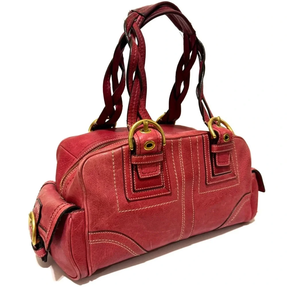 Coach Raspberry Pink Mia Satchel - Picture 7 of 13